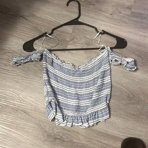 Multicolored Salty Lemon crop top, size medium